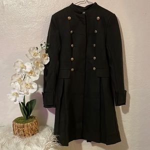H&M Button Down Peacoat Size 2